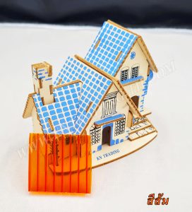 แผ่นโพลีคาร์บอเนต แผ่นลูกฟูก สีส้ม