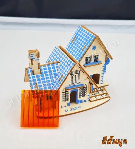 แผ่นโพลีคาร์บอเนต แผ่นลูกฟูก สีส้มมุก