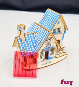 แผ่นโพลีคาร์บอเนต แผ่นลูกฟูก สีชมพู